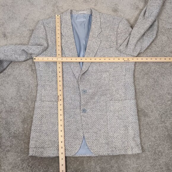 Nino Cerruti Men's Blazer Jacket Size 42L Wool Linen Sport's Quiet Luxury - Picture 3 of 10